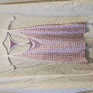 Women's Polkadot purple nike tank top